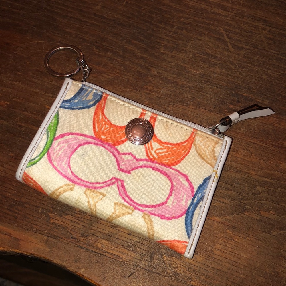 Coach card/coin purse